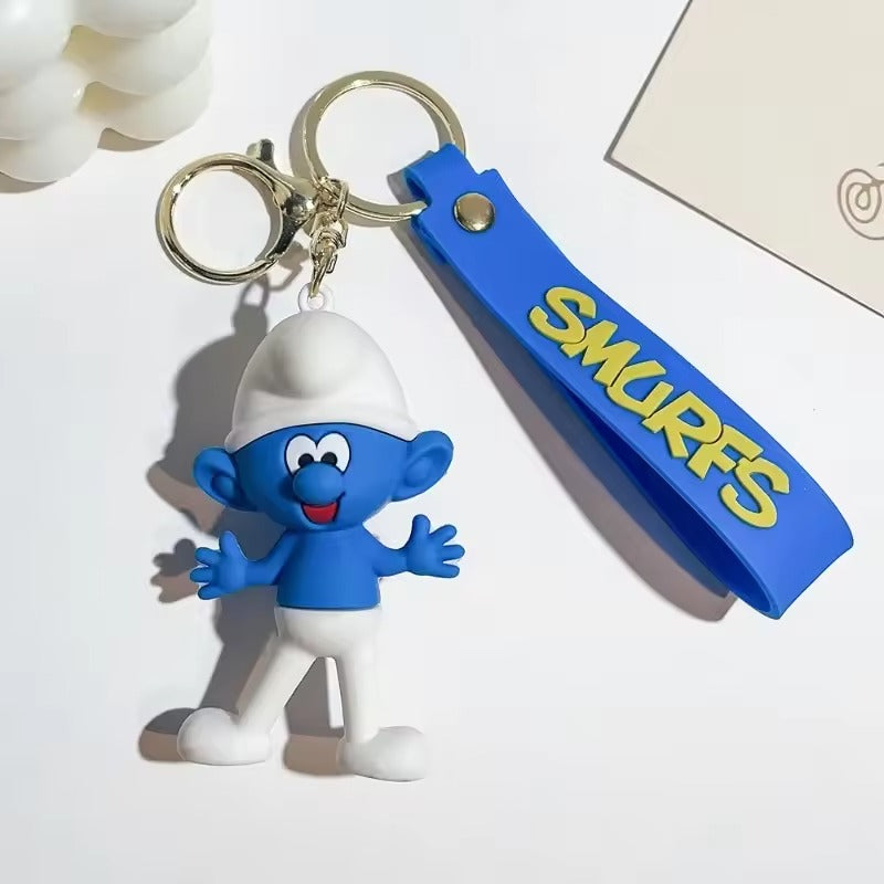Smurf Keychain