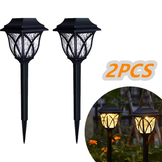 2 Pack Solar Yard Lights