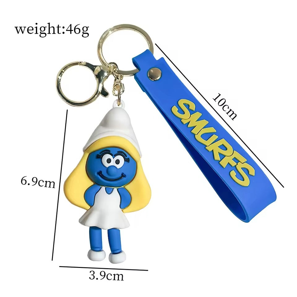 Smurf Keychain