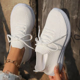 Womens Breathable Sock Casual Trainers with Laces