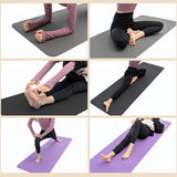 Yoga Mat 15mm Thick Gym Mats with Carrying Strap