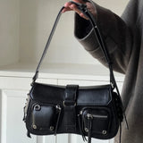 Vintage Gothic Black Handbag