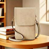 Fashionable and minimalist PU leather women's crossbody bag