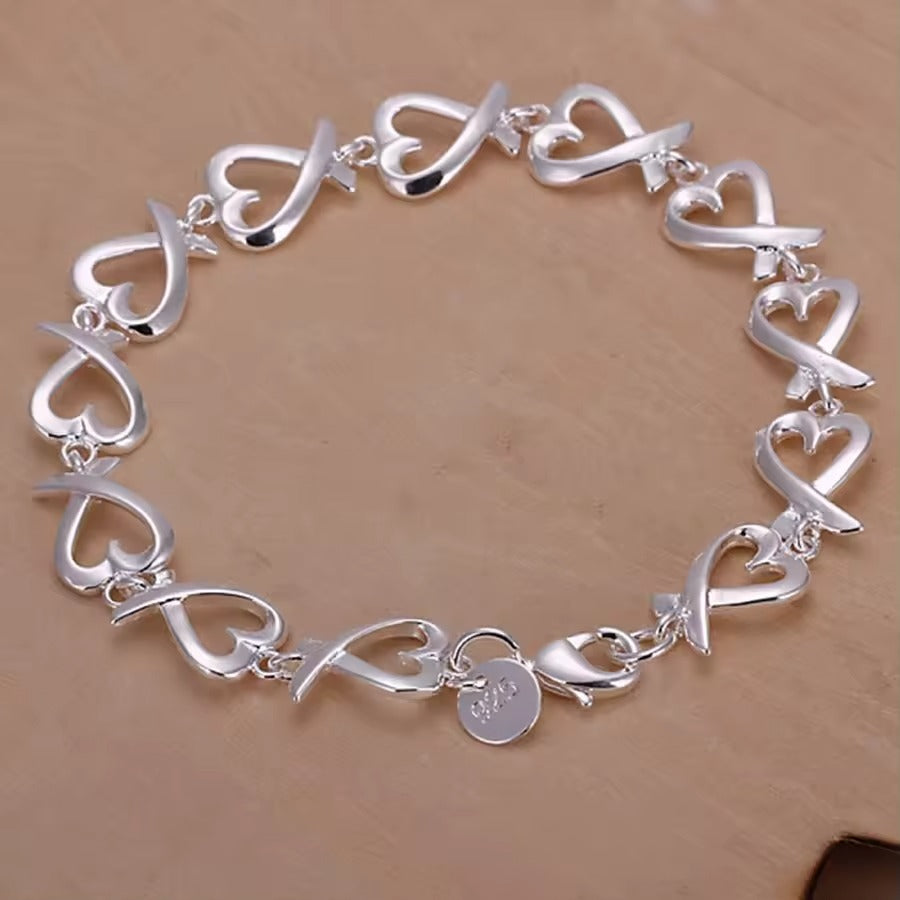 Linked Heart Bracelet