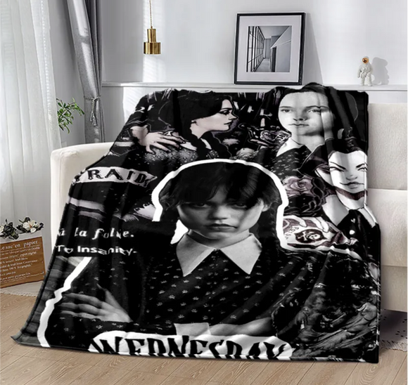 Wednesday Addams Soft Throw Blanket