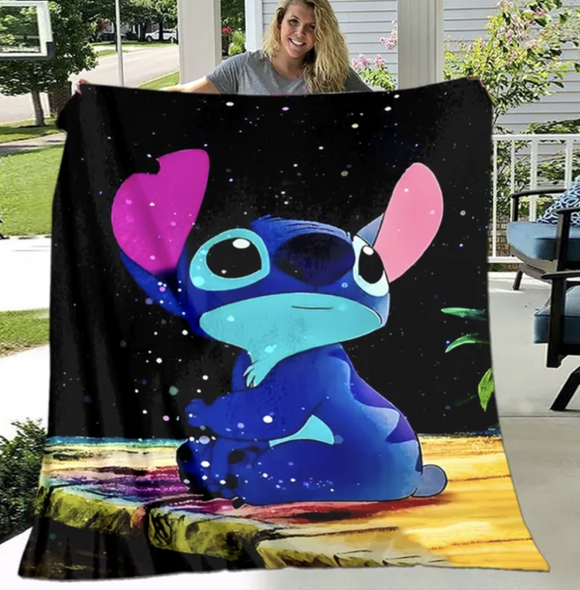 Stitch Fleece Throw