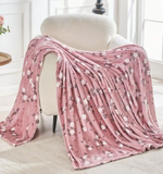 Floral Fleece Throw