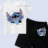 Kids Stitch Shorts and Tshirt Set