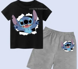 Kids Stitch Shorts and Tshirt Set