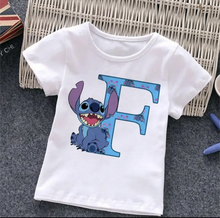 Load image into Gallery viewer, Kids Stitch Initial Tshirt