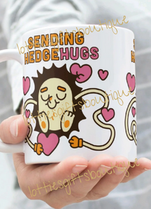 Personalised HEDGE HUGS Mug