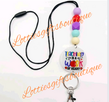 Load image into Gallery viewer, Handmade Teacher Lanyard