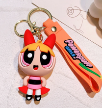 Load image into Gallery viewer, Powerpuff Girls Keychain