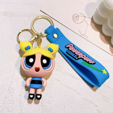 Load image into Gallery viewer, Powerpuff Girls Keychain