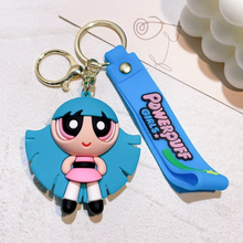 Load image into Gallery viewer, Powerpuff Girls Keychain