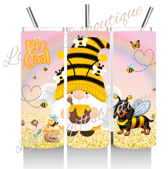 Bee Gonk 20oz Water Bottle Tumbler