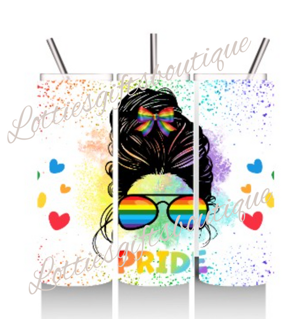 Pride 20oz Water Bottle Tumbler