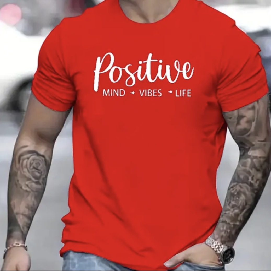 Mens Positive Slogan Tshirt