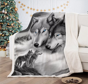 Wolves Sherpa Throw