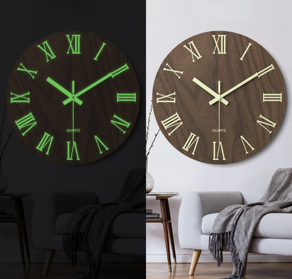 12 Inch Luminous Wall Clock