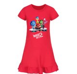 Girls INSIDE OUT Short Sleeve Dress