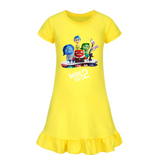 Girls INSIDE OUT Short Sleeve Dress