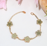 Ladies Five Flower Fashion Bracelet