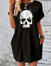 Load image into Gallery viewer, Ladies Skull T-shirt / Dress