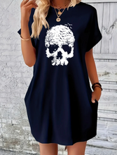 Load image into Gallery viewer, Ladies Skull T-shirt / Dress