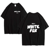 Ladies White Fox Tshirt