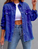 Ladies Rough Ripped Jacket