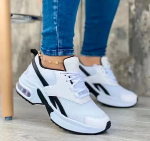 Ladies Casual Wedged Trainers