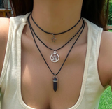 3 Pc Gothic Style Necklace Set