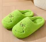 Unisex Grinch Green Slippers