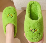 Unisex Grinch Green Slippers