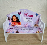 Personalised Memorial Mini Bench Keepsake