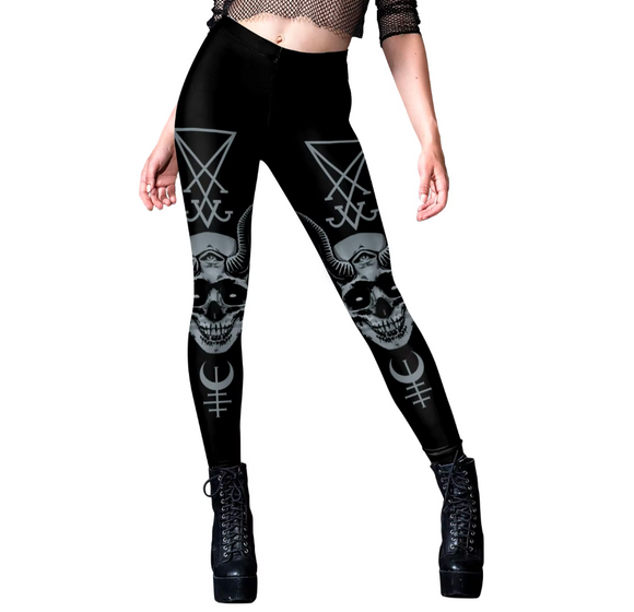 Black Gothic Leggings