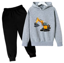 Load image into Gallery viewer, Kids 2PC Digger Tracksuit Set