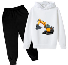 Load image into Gallery viewer, Kids 2PC Digger Tracksuit Set