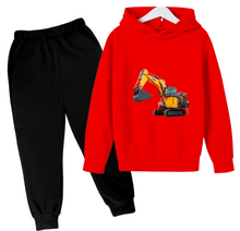 Load image into Gallery viewer, Kids 2PC Digger Tracksuit Set