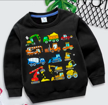 Load image into Gallery viewer, Kids Digger Tractor Sweatshirt