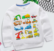 Load image into Gallery viewer, Kids Digger Tractor Sweatshirt