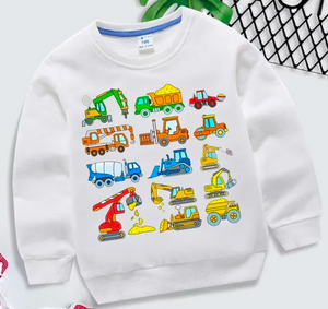 Kids Digger Tractor Sweatshirt