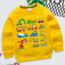 Load image into Gallery viewer, Kids Digger Tractor Sweatshirt