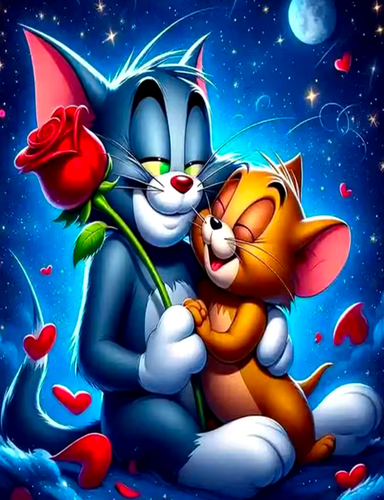 Tom and Jerry Diamond Art