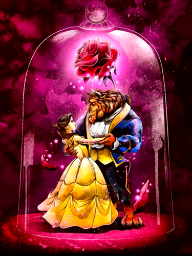 Beauty and The Beast Diamond Art