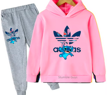 Load image into Gallery viewer, Kids ADS Stitch Print 2Pc Pants and Hoodie Set