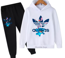 Load image into Gallery viewer, Kids ADS Stitch Print 2Pc Pants and Hoodie Set