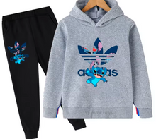 Load image into Gallery viewer, Kids ADS Stitch Print 2Pc Pants and Hoodie Set