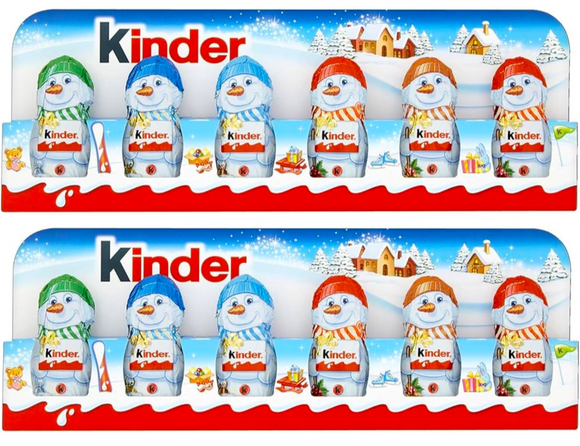 Kinder Milk Chocolate Mini Snowmen Figures